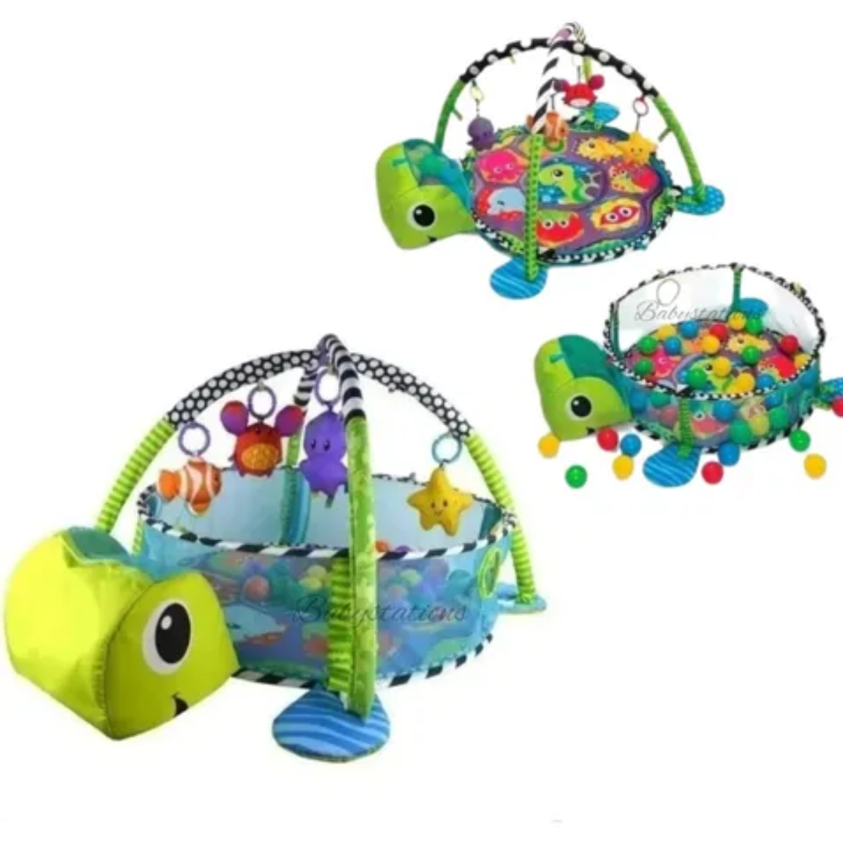 Miniatura 4 de Gimnasio Para Bebé Moises+picsina Pelota